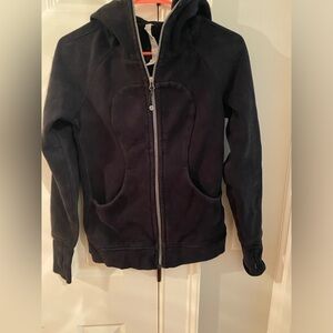 Lululemon black scuba hoodie